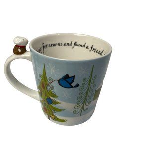 STARBUCKS Christmas‎ Mug Huxley Mouse Squirrel Winter Coffee Tea 2010 Bone China